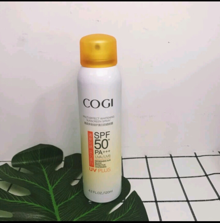 高姿COGI多效倍护美白防晒喷雾120ml SPF50+PA+++ 补水保湿美白防水防汗紫外线男女怎么样，好用吗，口碑，心得，评价，试用报告,第2张