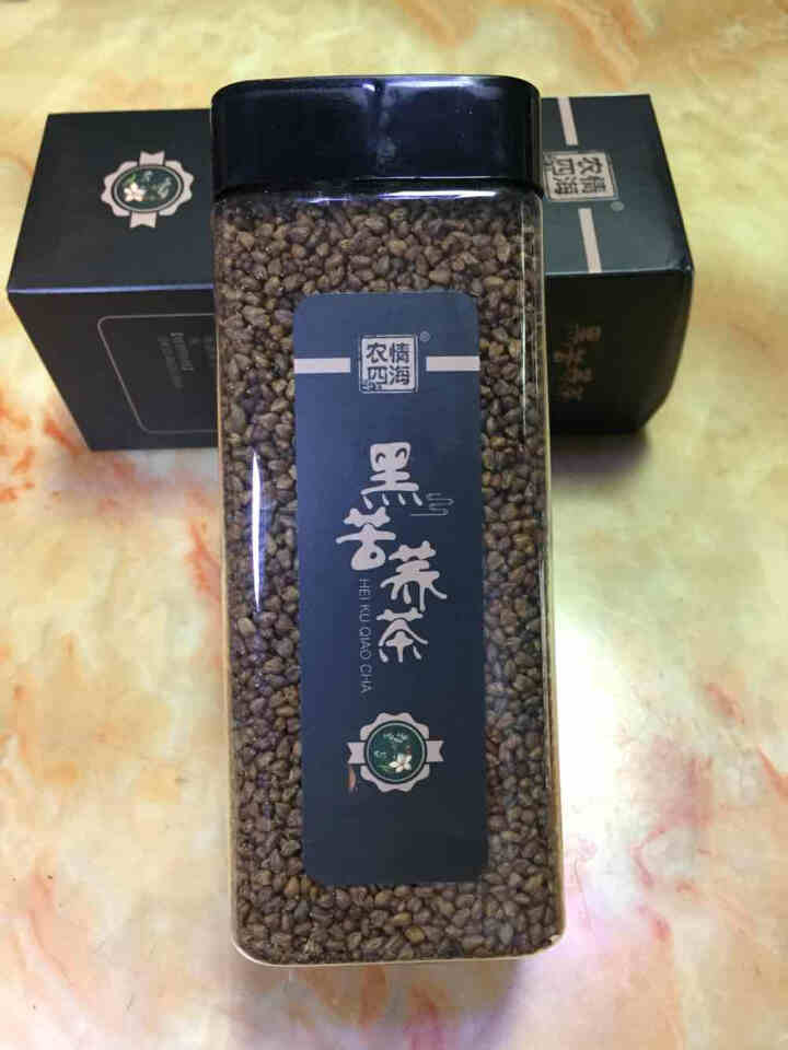 苦荞茶 四川大凉山黑苦荞茶 全胚芽全颗粒熟荞麦茶 养生茶 黑苦荞茶450g/1盒怎么样，好用吗，口碑，心得，评价，试用报告,第3张