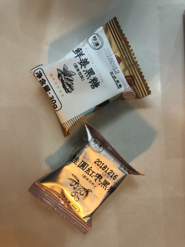 台湾风味黑糖姜茶初漾大姨妈茶月经经期例假驱寒姜母茶桂圆红枣红糖姜茶 0元试饮（1颗鲜姜+1颗桂圆红枣）怎么样，好用吗，口碑，心得，评价，试用报告,第3张