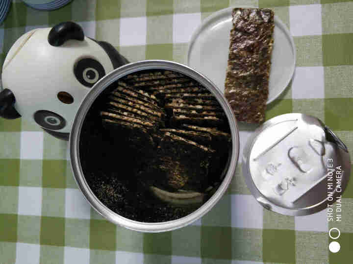 海上号 炒米芝麻夹心海苔 孕妇宝宝儿童即食脆片紫菜休闲零食40g*3罐装 多买多优惠 芝麻味*3怎么样，好用吗，口碑，心得，评价，试用报告,第4张