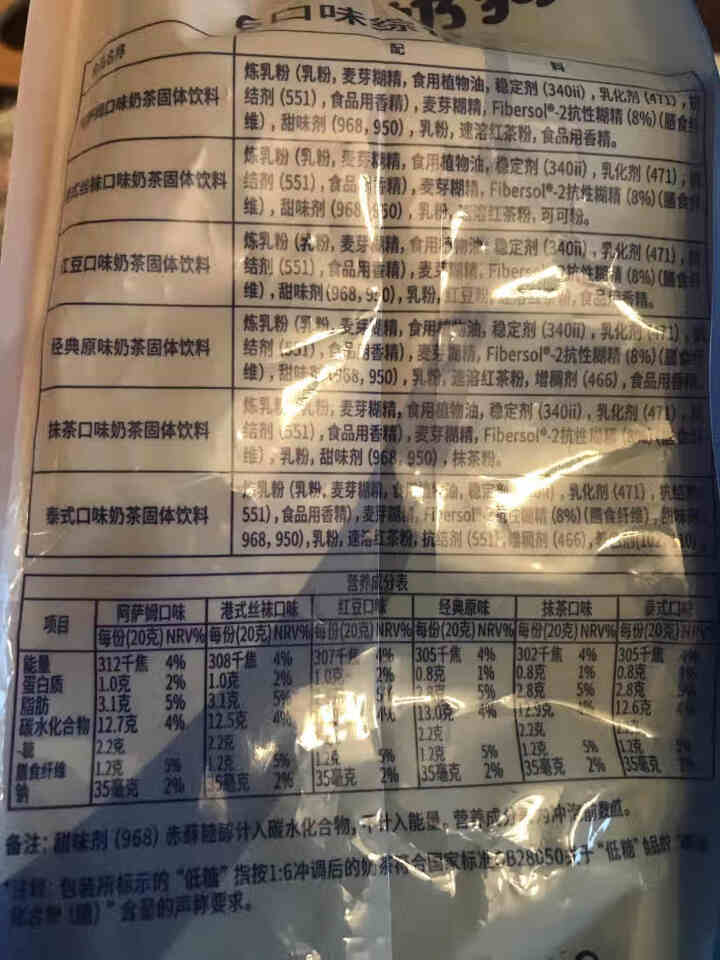 小奶狗 阿萨姆速溶奶茶粉家用小包装 无蔗糖低糖奶茶粉袋装 综合口味20g*30条怎么样，好用吗，口碑，心得，评价，试用报告,第3张