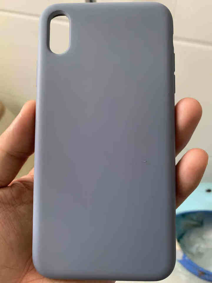 日新隆 苹果X/XS液态硅胶手机壳  iPhoneXS Max高档保护套全包防摔超薄肤感加绒软壳 梦幻蓝 (6.5英寸) iPhone Xs Max怎么样，好用,第3张