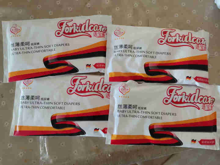 适宝康·Forkidcare 丝薄柔呵纸尿裤试用装L码*4片 适合9,第2张