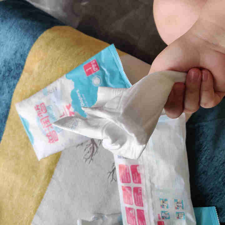 普润皙婴儿纸尿裤夏季超薄透气干爽柔软亲肤吸量大 乐透双芯男女宝宝尿不湿 L3片(9,第2张