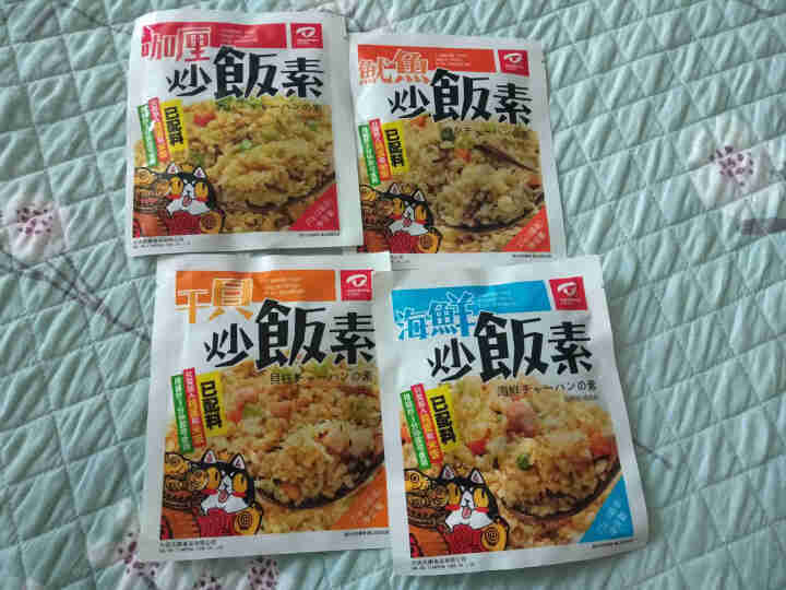 天鹏日式干贝海鲜牛肉鱿鱼咖喱炒饭素27g五种口味炒饭调味料组合装 五袋怎么样，好用吗，口碑，心得，评价，试用报告,第3张