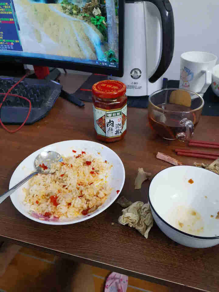 苗姑娘 肉丝泡椒 贵州特产 香辣酱油辣椒 即食下饭菜凉拌菜调味料260g*1瓶装 拌饭拌面神器怎么样，好用吗，口碑，心得，评价，试用报告,第2张