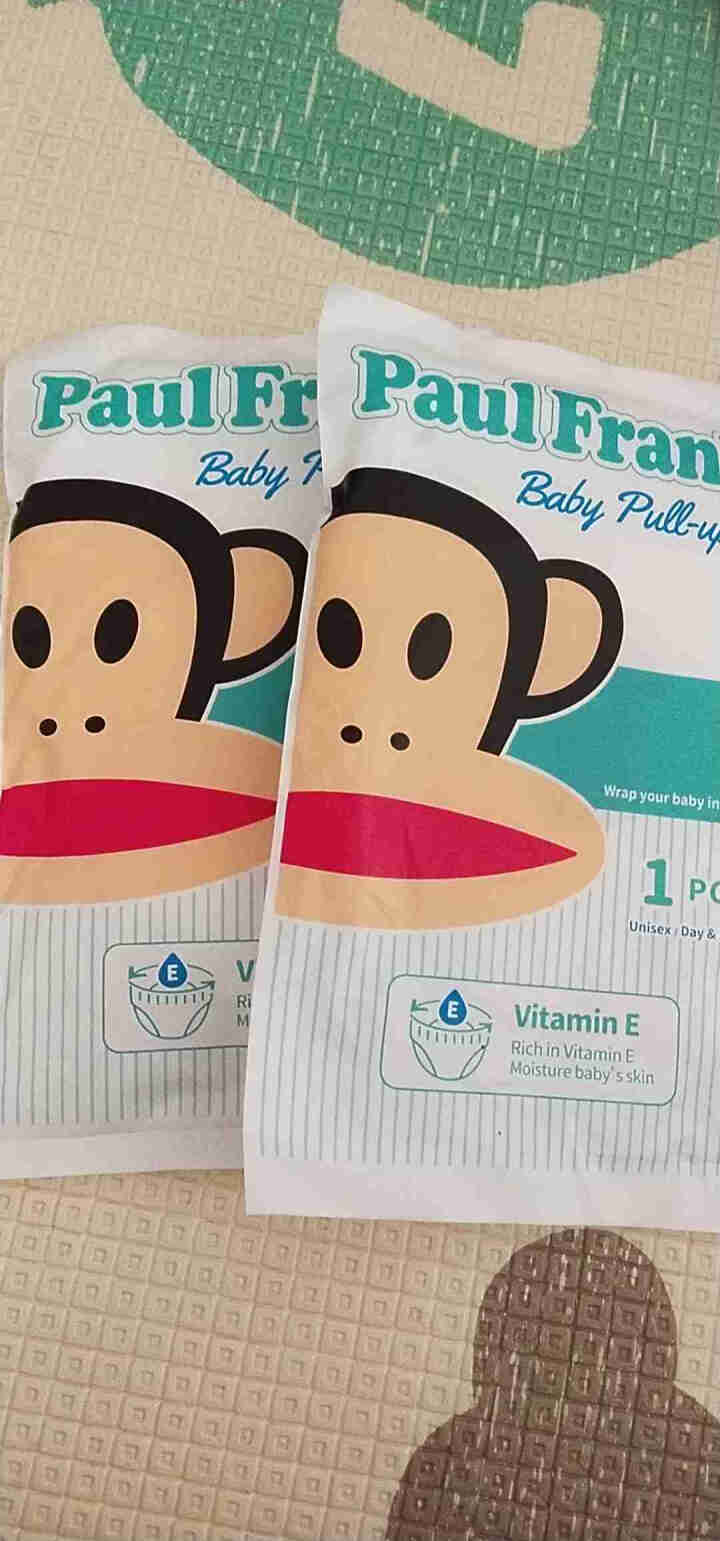 大嘴猴（Paul Frank）维E魔法裤婴儿拉拉裤男女宝宝通用尿不湿试用装 拉拉裤L码5片怎么样，好用吗，口碑，心得，评价，试用报告,第2张