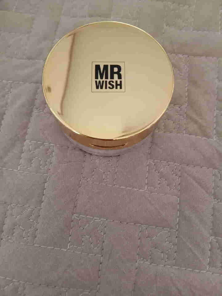 MR.WISH 心愿先生 散粉定妆粉控油持久长效持妆干粉防水粉饼自然不易脱妆蜜粉轻薄透气裸妆粉底 黑奢散粉怎么样，好用吗，口碑，心得，评价，试用报告,第3张