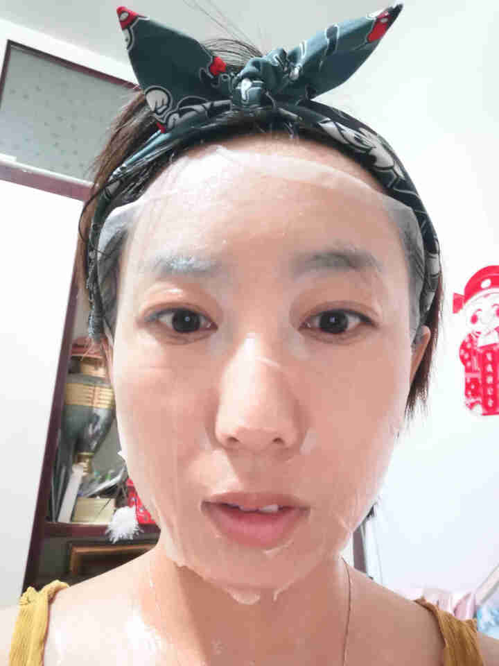 吉茜 胚芽米美白补水面膜女 植物精华提取男士面膜美白收缩毛孔修复面膜 十片装怎么样，好用吗，口碑，心得，评价，试用报告,第4张