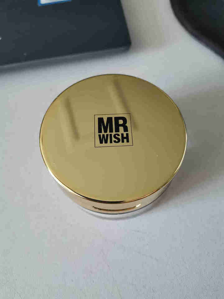 MR.WISH 心愿先生 散粉定妆粉控油持久长效持妆干粉防水粉饼自然不易脱妆蜜粉轻薄透气裸妆粉底 黑奢散粉怎么样，好用吗，口碑，心得，评价，试用报告,第3张