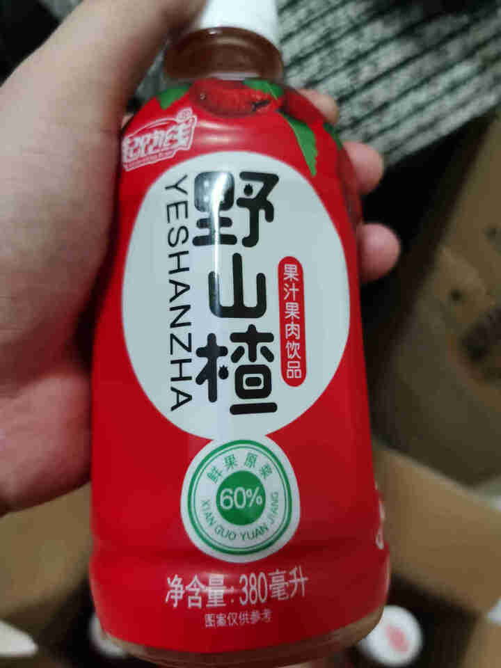 起跑线山楂汁果汁饮料小瓶装380ml*6瓶/箱新鲜日期整箱火锅饮品饮料 山楂汁 380ml*6瓶（便携装）怎么样，好用吗，口碑，心得，评价，试用报告,第3张