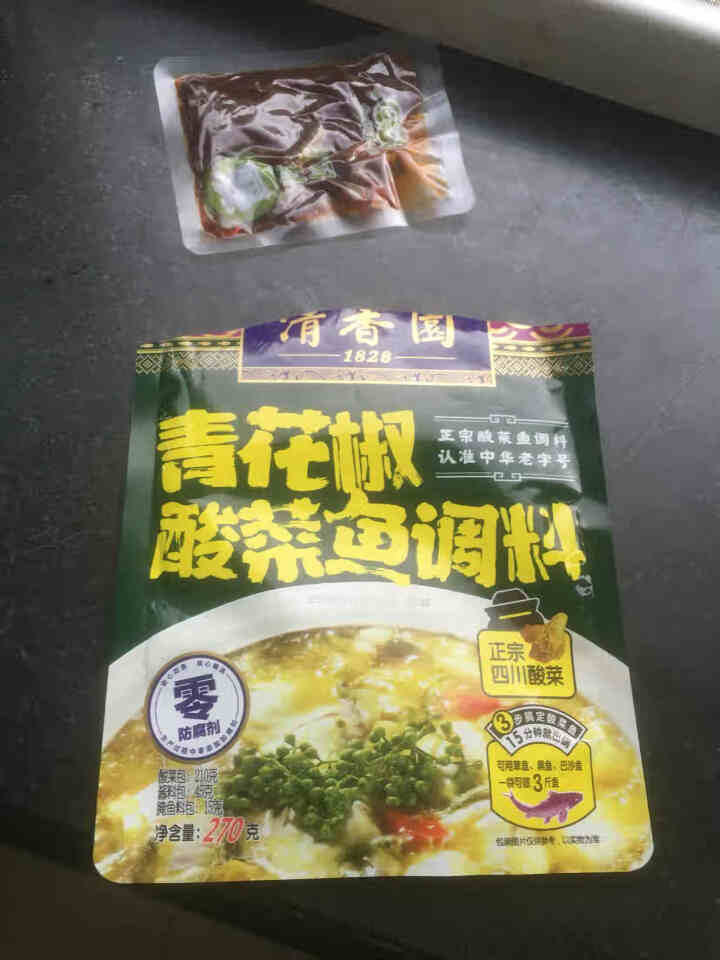 四川清香园青花椒酸菜鱼调料270克 三包装怎么样，好用吗，口碑，心得，评价，试用报告,第2张