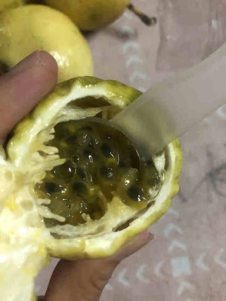 何老师 海南黄金百香果 特大果 精选黄色皮芭乐味 新鲜水果 9.9中果尝鲜 6个装怎么样，好用吗，口碑，心得，评价，试用报告,第5张