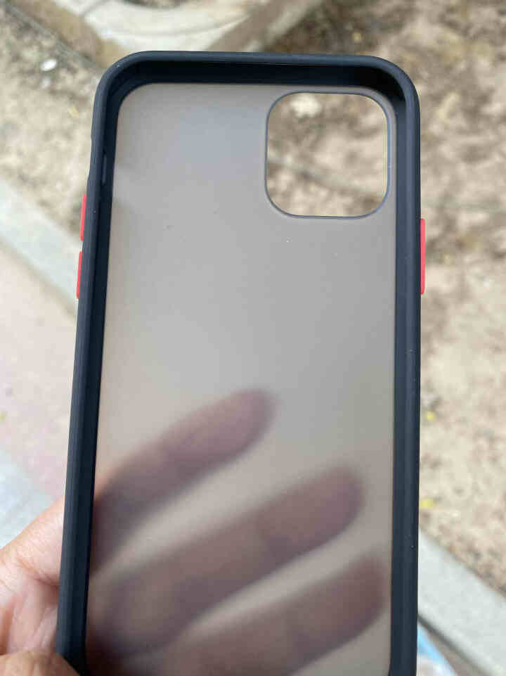 膜思维 苹果11手机壳iPhone11Pro Max全包气囊防摔撞色硅胶边框半透明男女款保护套 苹果11,第2张