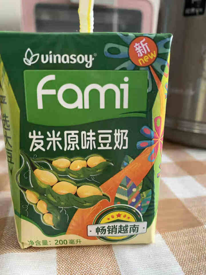 越南进口fami发米豆奶200ml/盒原味减糖早餐豆奶饮品植物蛋白饮料 礼盒端午送礼佳品 （原味）200ml*6盒怎么样，好用吗，口碑，心得，评价，试用报告,第2张