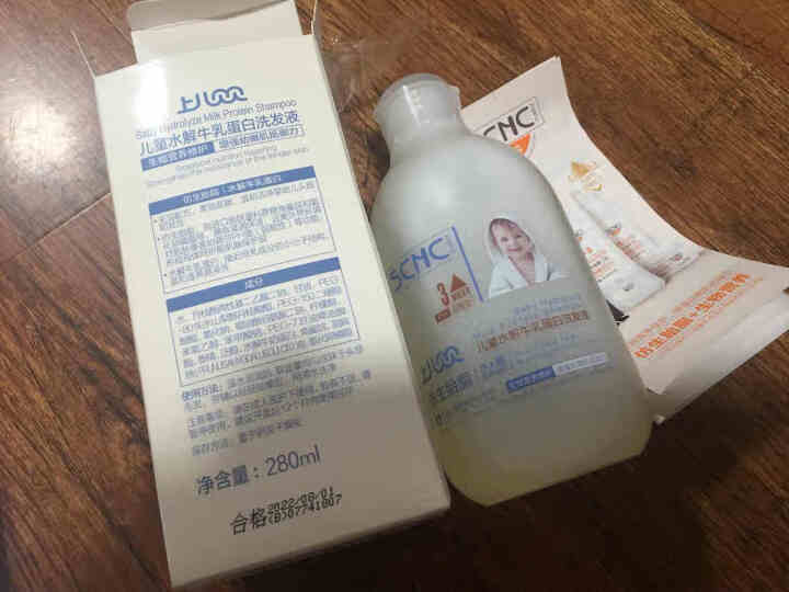 上儿贝贝(SCNCbaby)儿童水解牛乳蛋白洗发液280ml仿生胎脂专利配方 低敏无泪配方 宝宝婴儿洗发水 洗发露怎么样，好用吗，口碑，心得，评价，试用报告,第2张