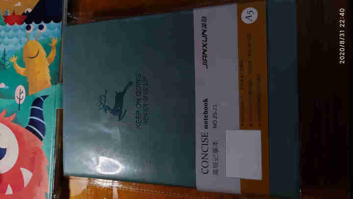 简勋 360页加厚笔记本子文具a5皮面商务记事本b5学生日记本简约a4办公用品礼盒可定制印LOGO A5浅蓝色【单本装】怎么样，好用吗，口碑，心得，评价，试用报,第2张