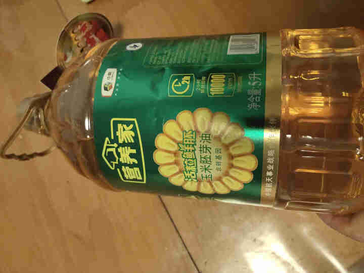 福临门营养家 非转基因活粒鲜胚 玉米胚芽油5L 食用油  物理压榨怎么样，好用吗，口碑，心得，评价，试用报告,第4张