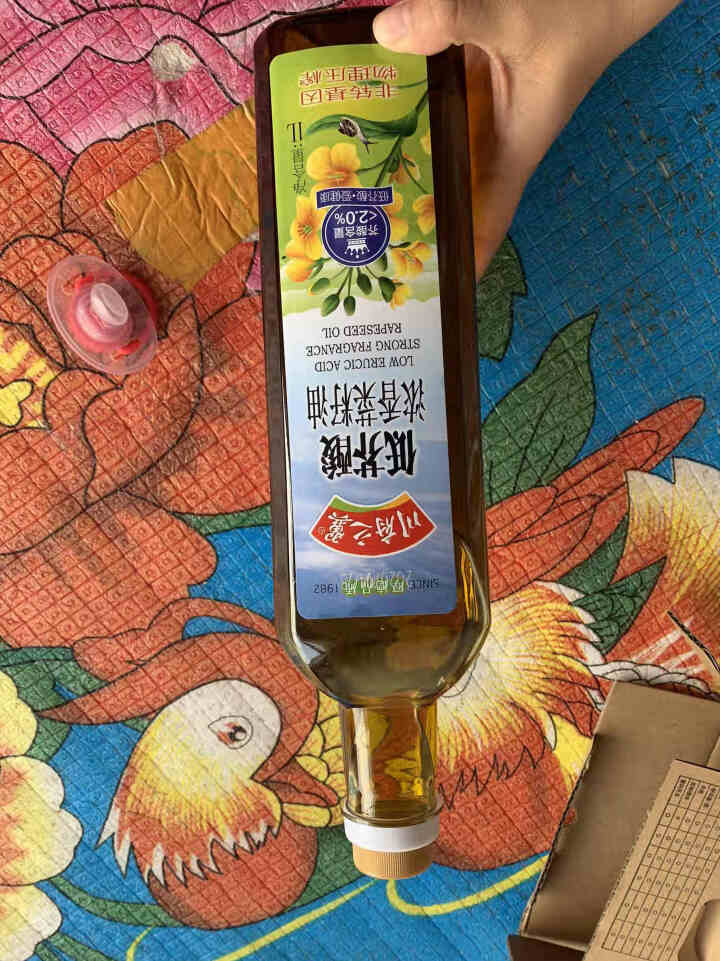 川府之翼 食用油 低芥酸浓香菜籽油1L瓶装非转基因 物理压榨怎么样，好用吗，口碑，心得，评价，试用报告,第3张