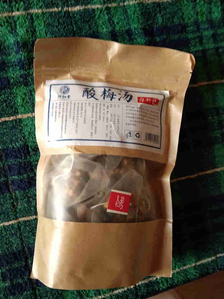 酸梅汤 老北京酸梅汤 三角包酸梅 乌梅汤袋泡茶 免煮原料包15包散装 15包*12g(一袋约180g)怎么样，好用吗，口碑，心得，评价，试用报告,第2张