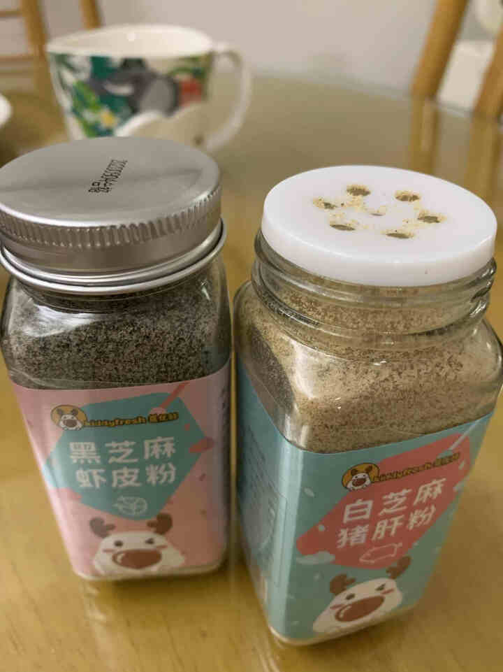 鹿优鲜 白芝麻猪肝粉 宝宝辅食儿童辅食伴餐粉黑芝麻虾皮粉调味粉拌饭料 猪肝粉+虾皮粉怎么样，好用吗，口碑，心得，评价，试用报告,第4张