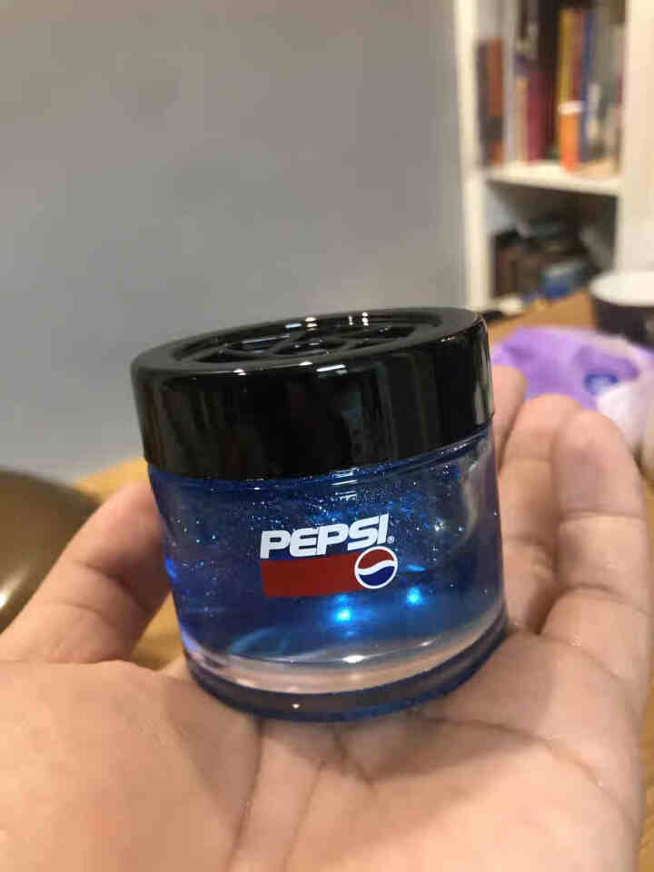 百事（pepsi） 汽车香水 车载固体香膏车用香薰座 汽车用品车内饰品摆件除异味净化空气清新剂香氛 清新小苍兰,第4张