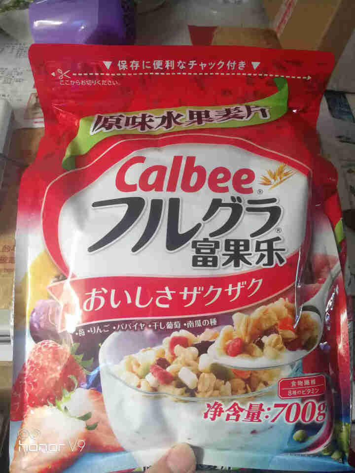 卡乐比（Calbee） 日本进口京都富果乐水果谷物燕麦片 即食冲饮代餐 营养早餐 经典原味700g/袋怎么样，好用吗，口碑，心得，评价，试用报告,第2张