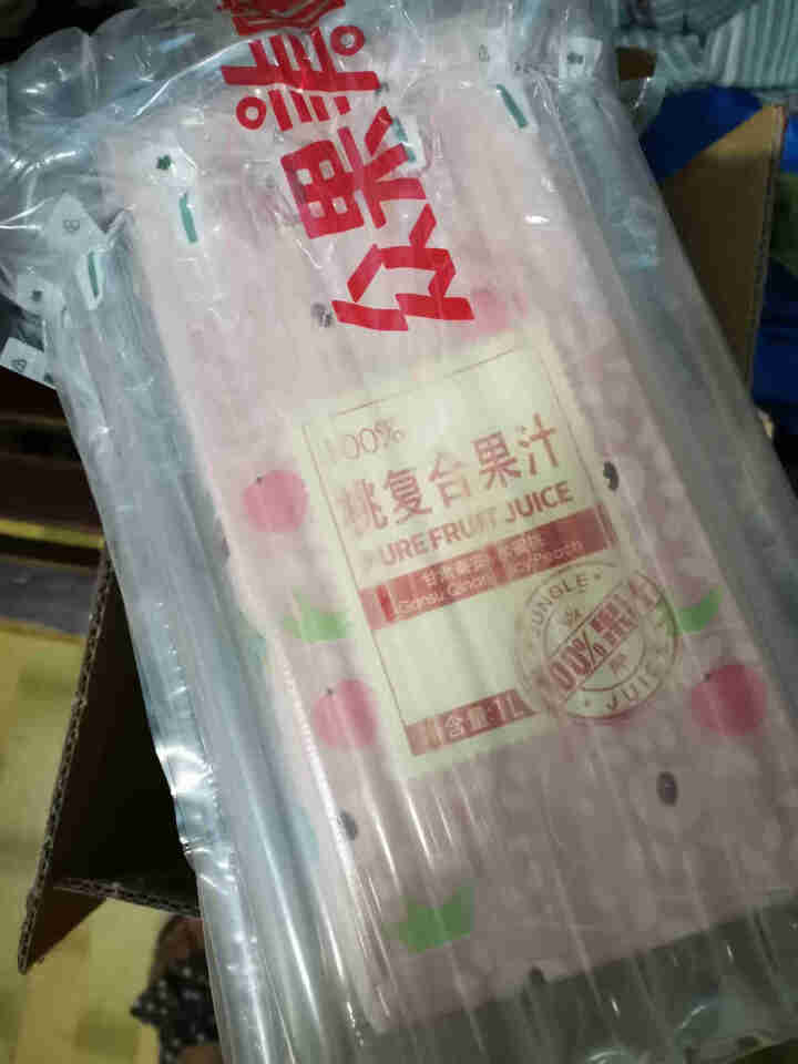 众果美味 100%果汁饮料 鲜果榨汁原浆 无添加UHT高温灭菌 久保水蜜桃1L单盒怎么样，好用吗，口碑，心得，评价，试用报告,第2张