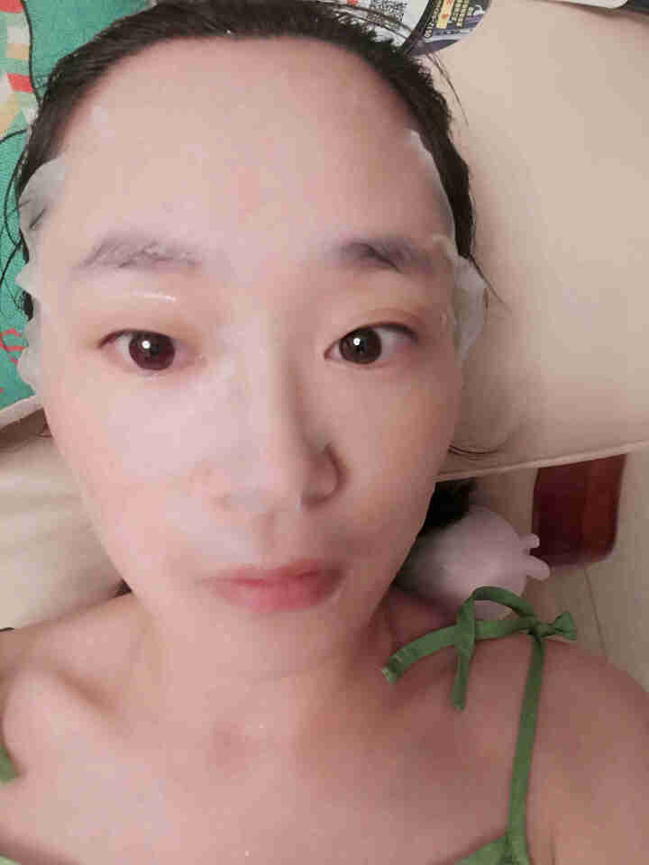 吉茜 胚芽米美白补水面膜女 植物精华提取男士面膜美白收缩毛孔修复面膜 十片装怎么样，好用吗，口碑，心得，评价，试用报告,第4张