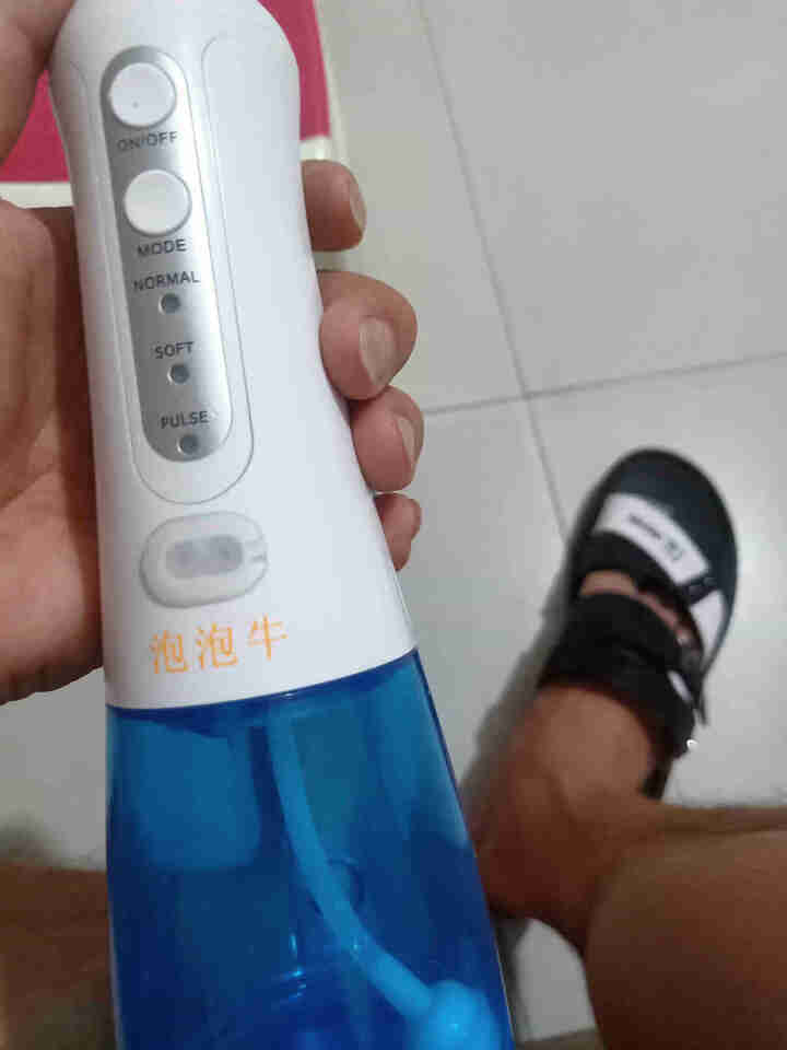 泡泡牛冲牙器电动家用洗牙器洁牙器水牙线充电便携式可折叠全身水洗正畸牙结石去除器便携式设计 【标准套装】2个标准喷头+赠2个标准喷头怎么样，好用吗，口碑，心得，评,第2张