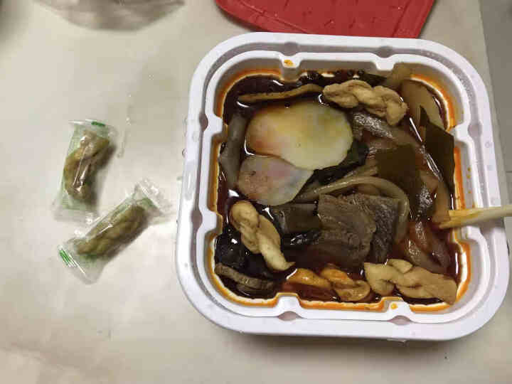 【爱上零食屋】为吃而战自热火锅户外速食麻辣牛肉自嗨锅懒人藤椒鸡肉方便即食牛油小火锅 麻辣牛肉怎么样，好用吗，口碑，心得，评价，试用报告,第3张