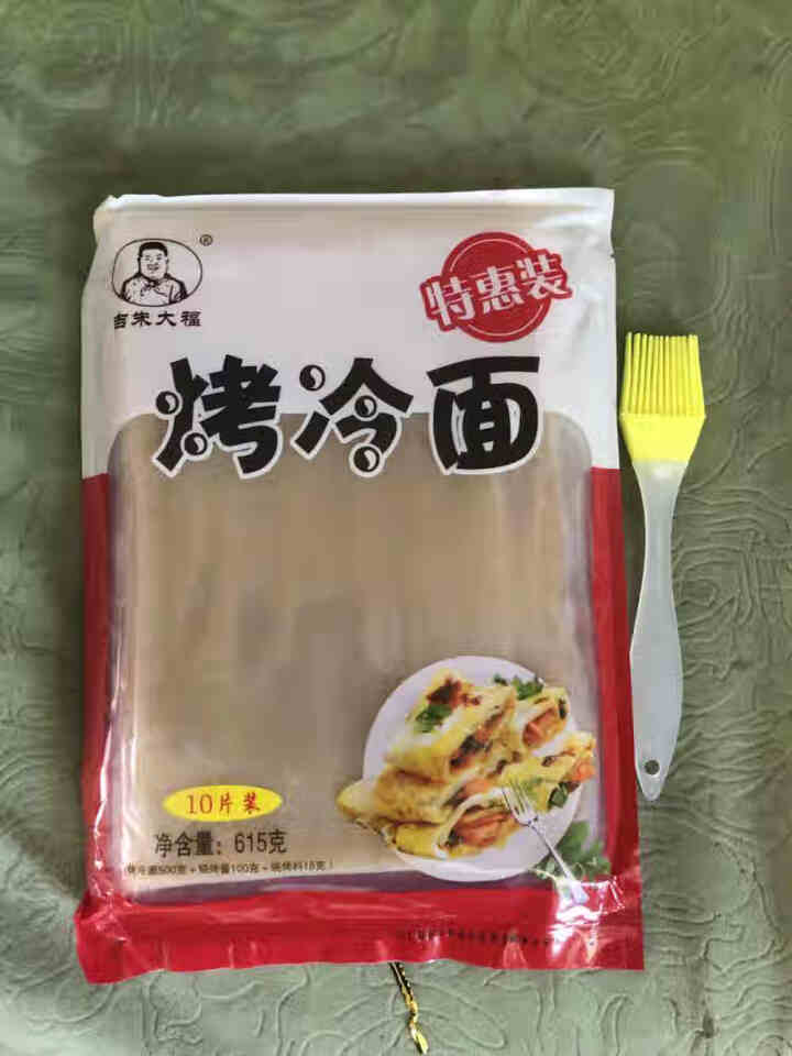 吉朱大福烤冷面片含烤冷面酱料调料朝鲜族风味小吃东北特色小吃615g 615g怎么样，好用吗，口碑，心得，评价，试用报告,第2张