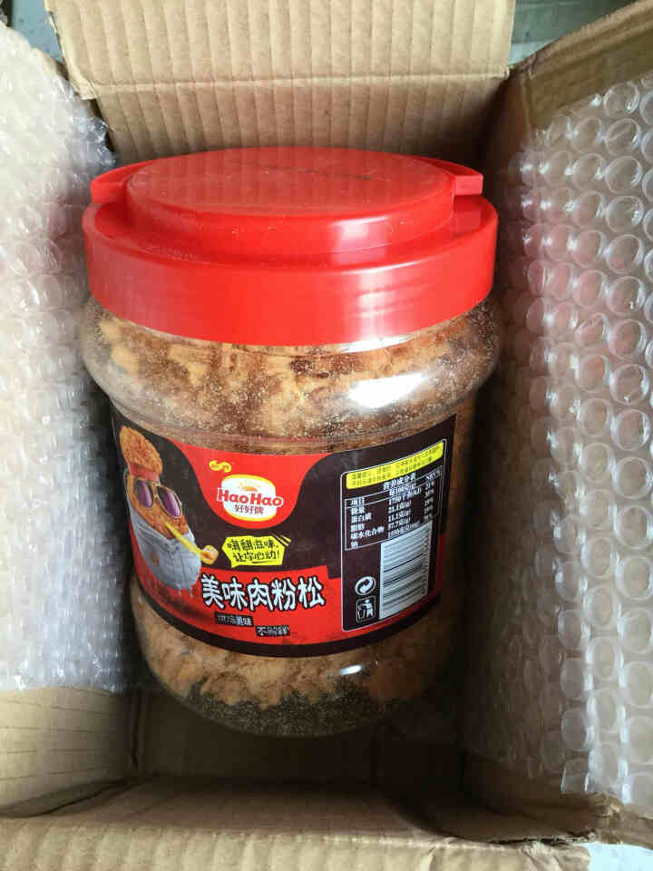 好好 美味肉松500g厦门特产烘焙肉松 寿司材料蛋糕肉松面包罐装海苔肉松 美味肉松怎么样，好用吗，口碑，心得，评价，试用报告,第2张