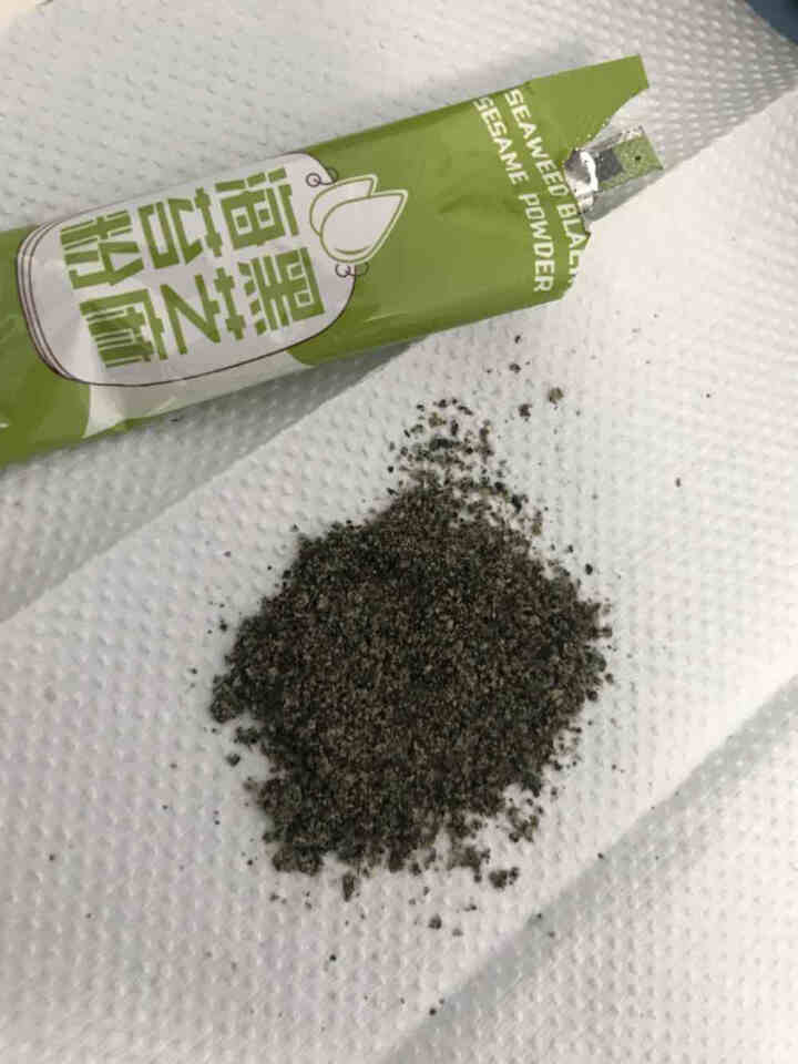 六儿辅食添加调味料猪肝粉黑芝麻海苔粉虾皮牡蛎核桃粉海苔碎儿童宝宝拌饭料不添加盐调味品给婴儿幼儿食谱 黑芝麻海苔粉怎么样，好用吗，口碑，心得，评价，试用报告,第4张