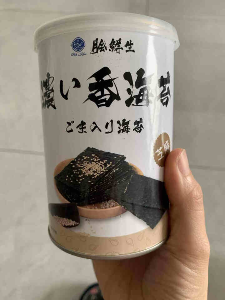 脍鲜生 海苔夹心脆休闲食品宝零食孕妇食品 芝麻口味罐装怎么样，好用吗，口碑，心得，评价，试用报告,第2张