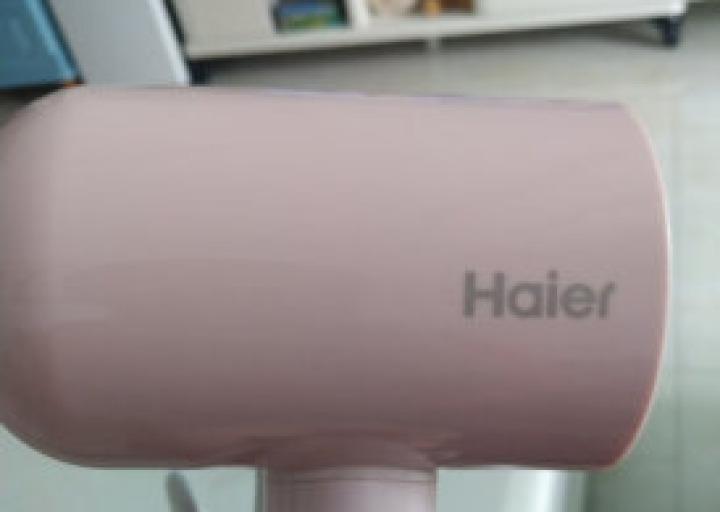 海尔（haier）吹风机家用负离子护发1600w大功率电吹风恒温 速干静音吹风筒校园礼盒包装 茱萸粉 HC31,第3张