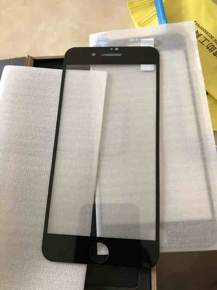 汉牌 苹果iphone6/6S/7/8/8Plus钢化膜全屏覆盖手机玻璃高清防指纹手机贴膜 5.5,第3张