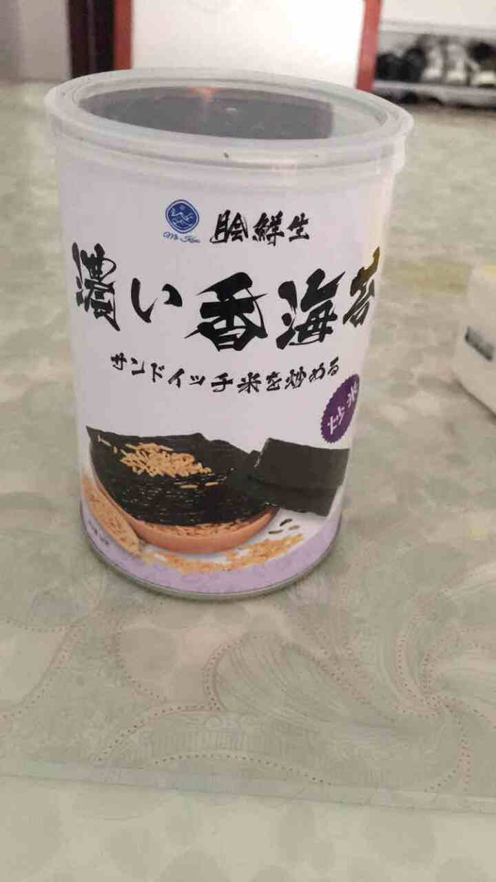 脍鲜生 海苔夹心脆休闲食品宝零食孕妇食品 炒米口味罐装怎么样，好用吗，口碑，心得，评价，试用报告,第2张