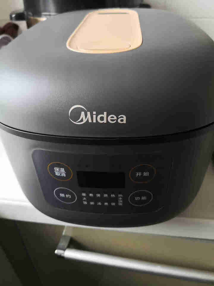 美的（Midea）电饭煲家用电饭锅智能大容量多功能20分钟快速煮饭预约微压沸腾芯磨砂圆灶釜内胆4L 新品深空灰怎么样，好用吗，口碑，心得，评价，试用报告,第3张