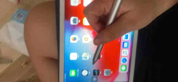 MHMO苹果iPad手写笔电容笔Surface/华为matepad pro/m6/三星平板电脑触控笔 【太空银】,第1张