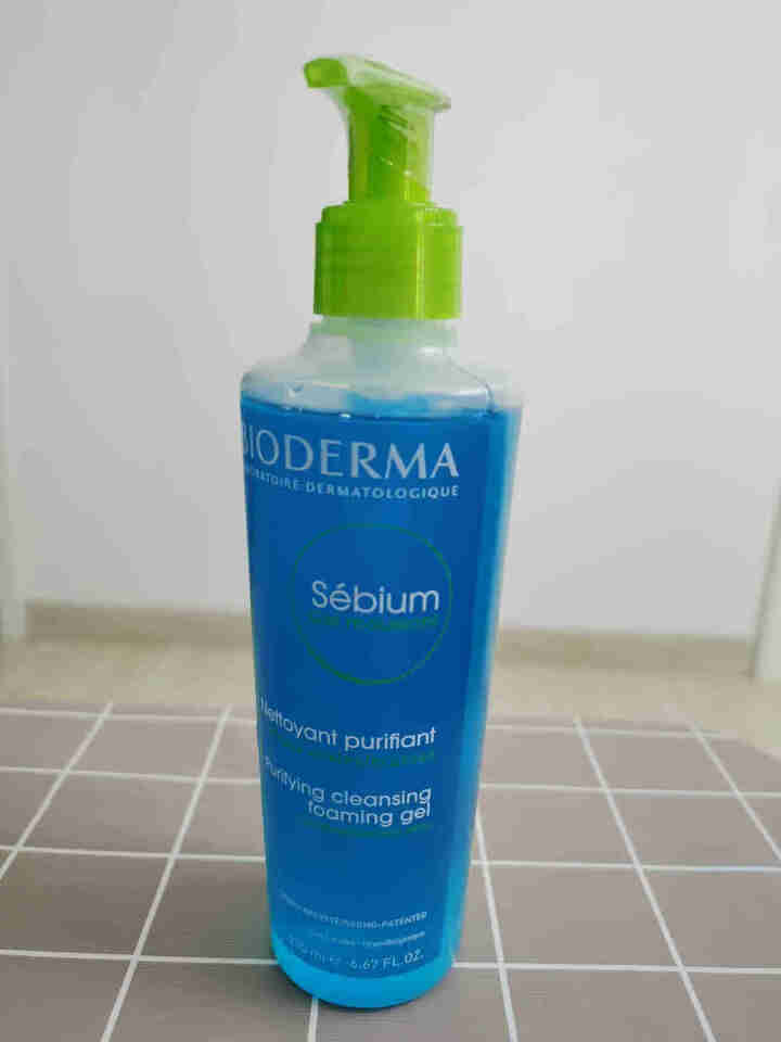 法国贝德玛（BIODERMA）净妍平衡洁肤凝胶洁面乳洗面奶200ml（温和清洁卸妆 控油收毛孔 油痘肌 低泡无皂基）怎么样，好用吗，口碑，心得，评价，试用报告,第2张