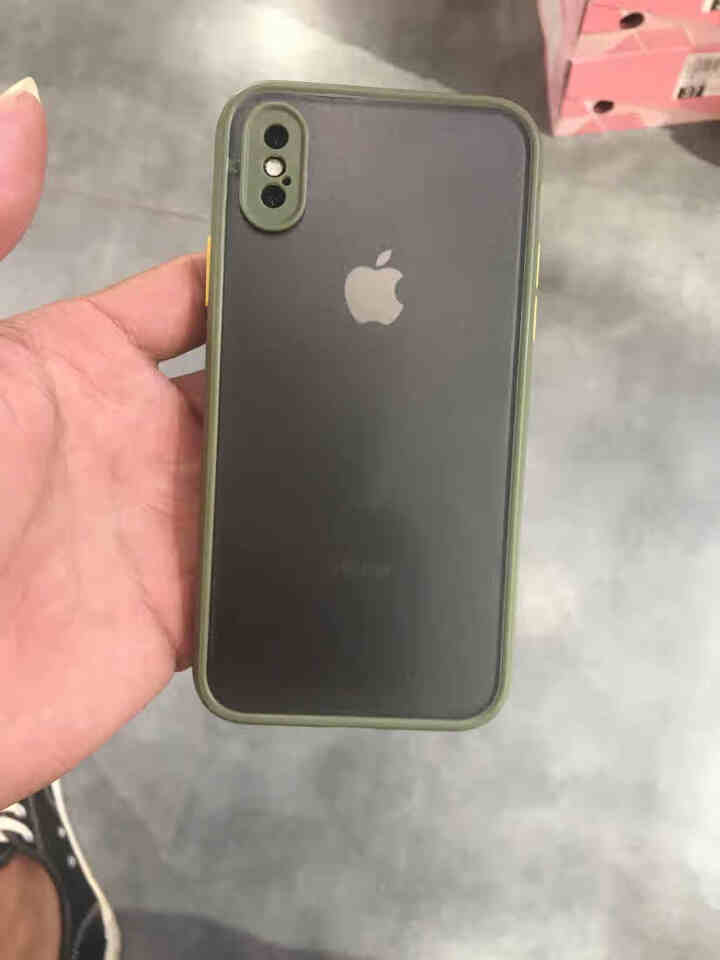 迈琪数码 iphone11手机壳pro苹果XR保护套xsmax/SE2/6/8/7plus防摔ins 【抹茶色】【精孔肤感壳】 iphone x/xs怎么样，好,第3张