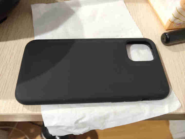 日新隆 苹果11液态硅胶手机壳iPhone 11 Pro/Max高档保护套全包防摔超薄肤感加绒软壳 酷睿黑 (5.8英寸) iPhone 11 Pro怎么样，好,第4张