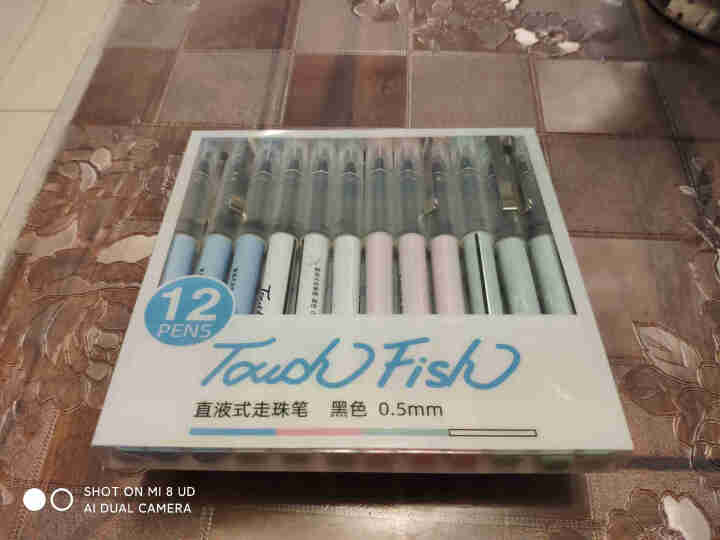 Touch Fish直液式走珠笔 黑色0.5mm中性笔签字笔学生考试用速干12支装 黑色0.5mm子弹头走珠笔12支装怎么样，好用吗，口碑，心得，评价，试用报告,第3张