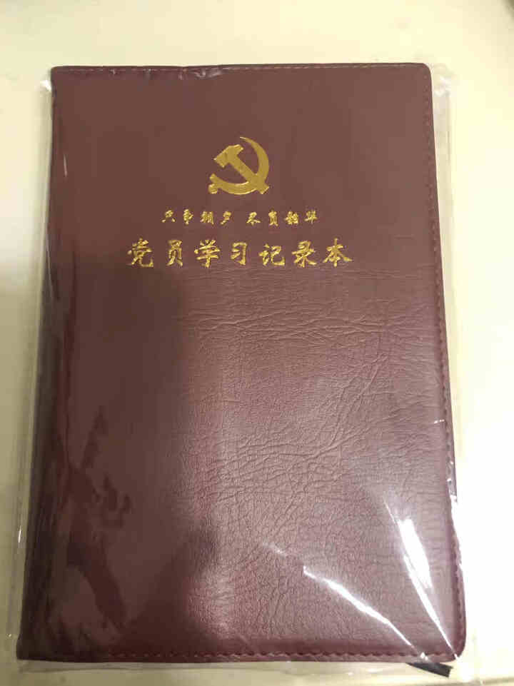 党员笔记本学习会议记录本党的精神19大报告摘抄记事本定制logo 32K,第2张