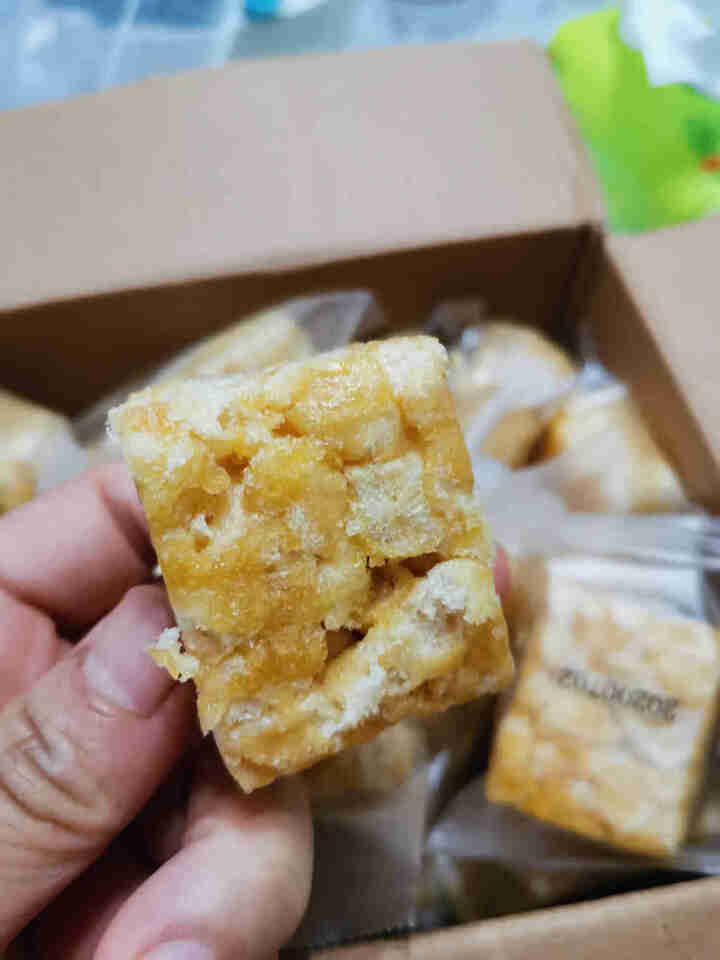 榴莲西施 榴莲魔方榴莲味沙琪玛小吃零食休闲食品下午茶口袋零食 榴莲味沙琪玛360g*1盒怎么样，好用吗，口碑，心得，评价，试用报告,第4张