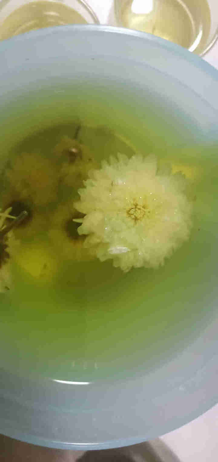 黄山贡菊 菊花茶花草茶白菊花泡水喝的搭金银花枸杞茶养生茶 黄山贡菊30g/1瓶 黄山贡菊30g/瓶怎么样，好用吗，口碑，心得，评价，试用报告,第4张