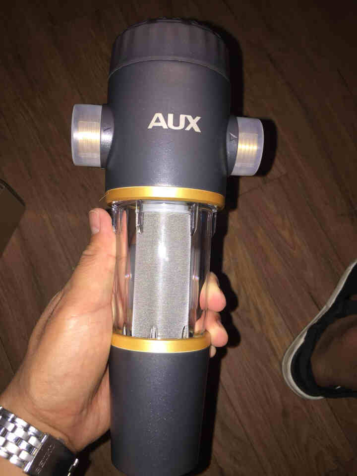 奥克斯（AUX）前置过滤器反冲洗免拆家用4T吨自来水全屋大流量中央净水器滤网管道滤水器净水机Q400怎么样，好用吗，口碑，心得，评价，试用报告,第2张