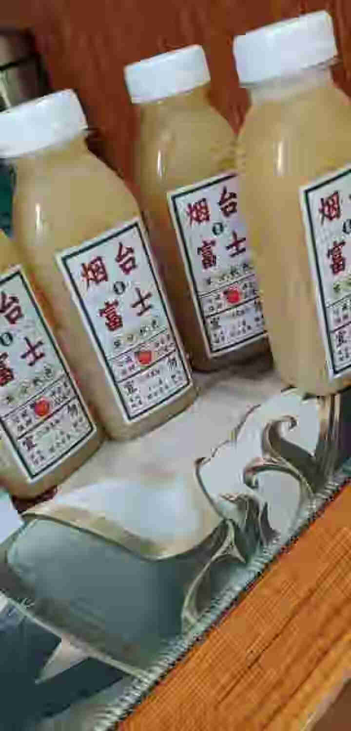 如果100苹果汁100%果汁烟台富士鲜榨果蔬汁饮料 烟台富士300ml*4瓶装怎么样，好用吗，口碑，心得，评价，试用报告,第2张