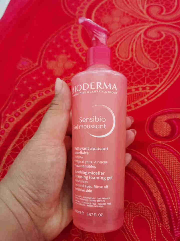 法国贝德玛（BIODERMA）舒妍修护洁肤凝胶洗面奶洁面乳200ml（ 温和清洁卸妆  舒缓保湿 低泡无皂基）怎么样，好用吗，口碑，心得，评价，试用报告,第2张